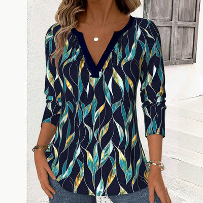 Blouse Décontractée Vintage