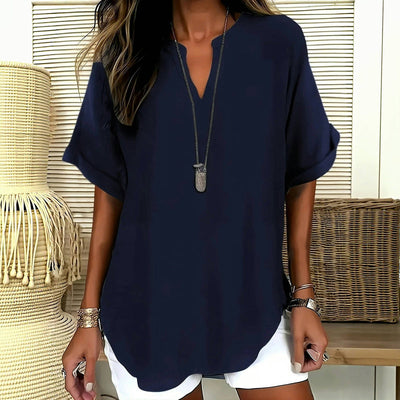 Blouse Elegant Solid Color