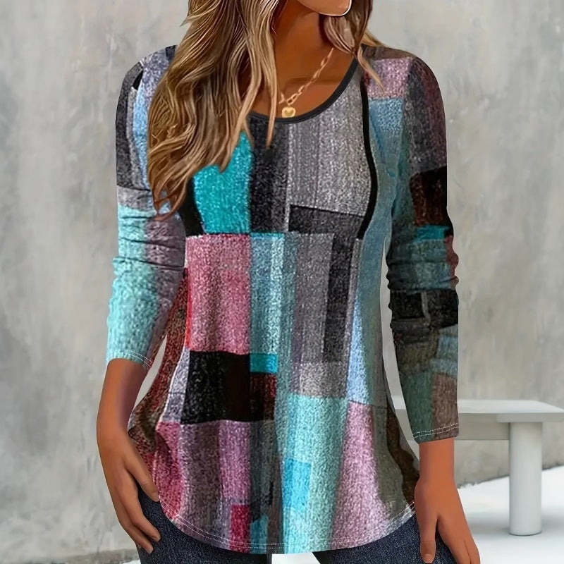Vintage Color Block T-Shirt