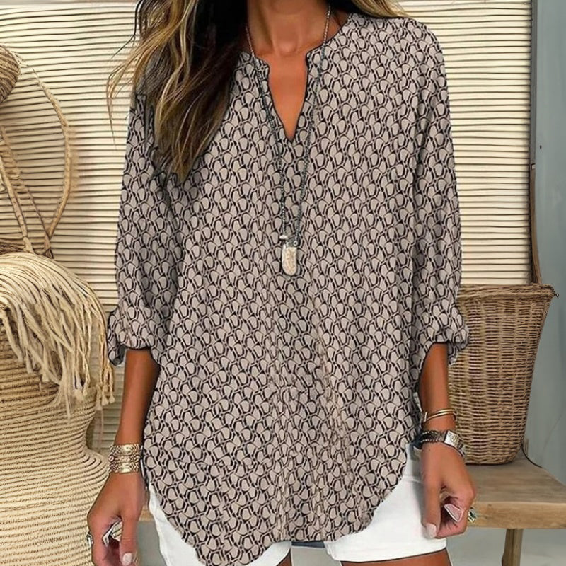 【Manches Longues】Blouse Décontractée Vintage