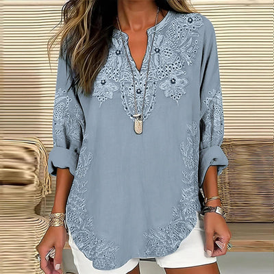 【Manches Longues】Blouse Décontractée Vintage