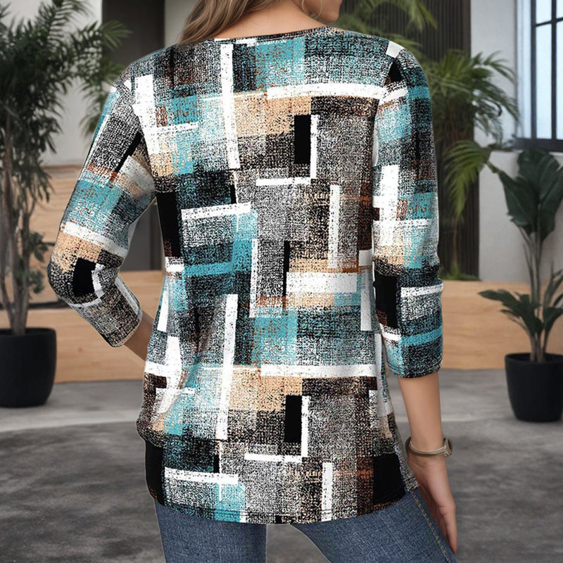 Blouse Casual Plaid
