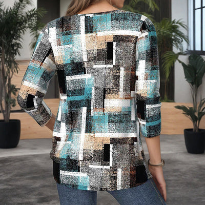 Blouse Casual Plaid