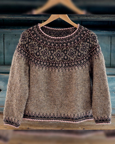 Pullover Mit Rundhals Und Farbblock Merkmalen