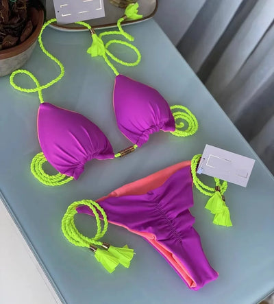 Bikini Backless Rope Triangle