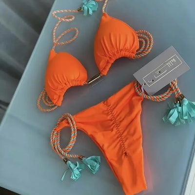 Bikini Backless Rope Triangle