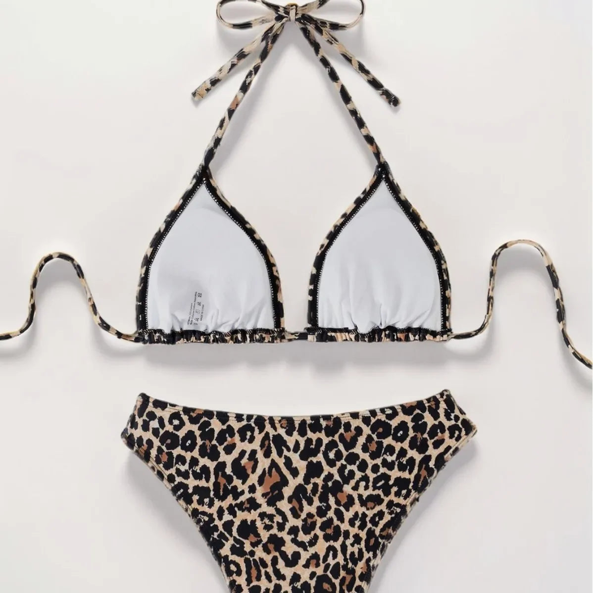 Bikini Set Leopard Slips
