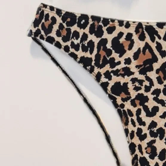 Bikini Set Leopard Slips