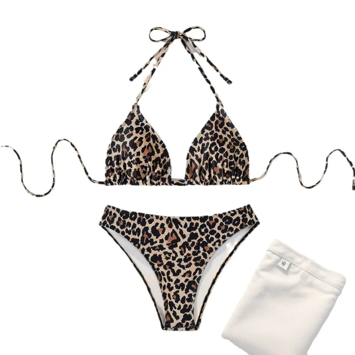 Bikini Set Leopard Slips