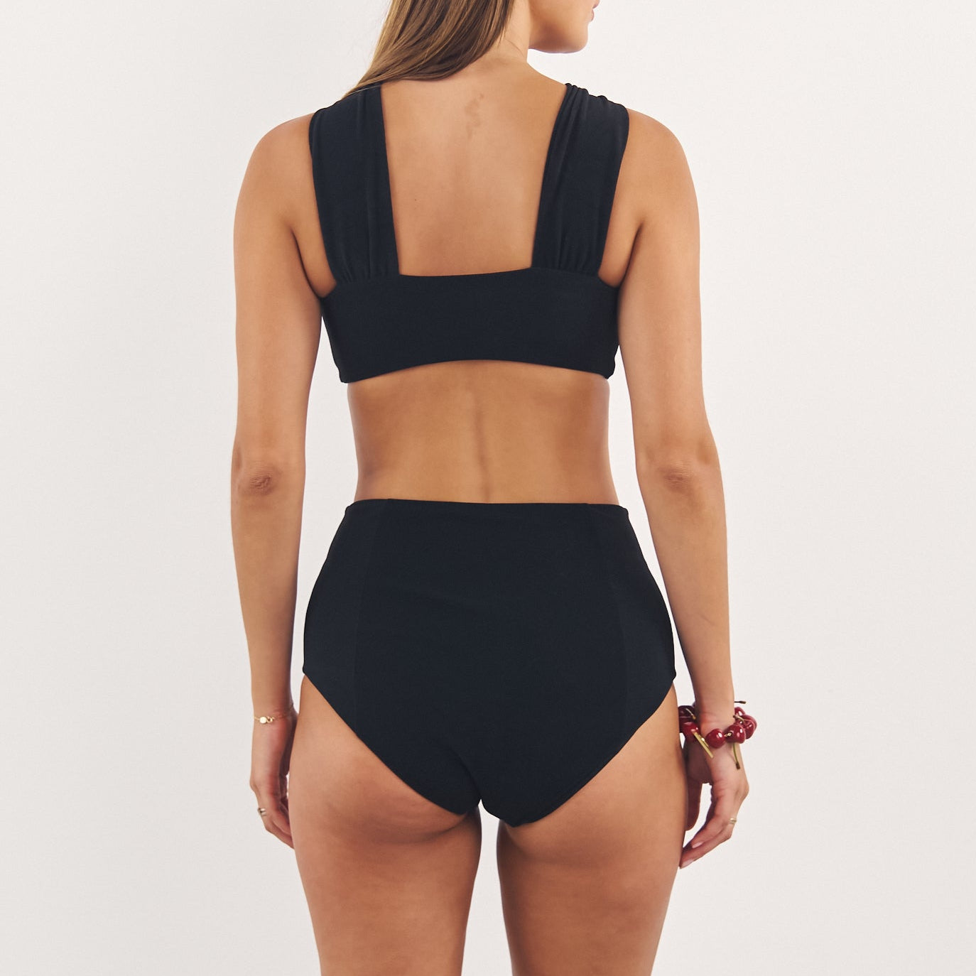 Cross My Heart / Bikini top / Black texture