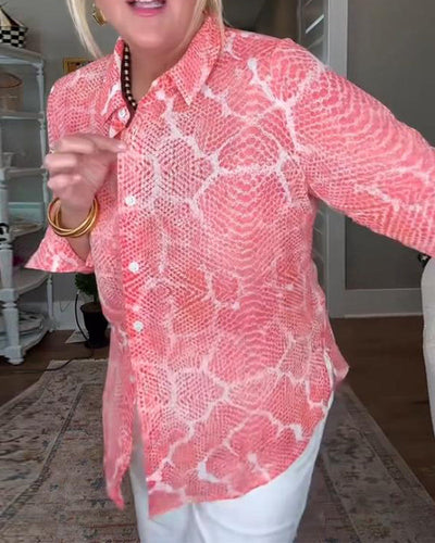 Bluse Mit Knöpft Und Strukturiert Merkmalen