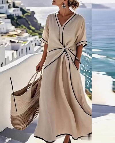Kleid mit modischer Twist-Tasche